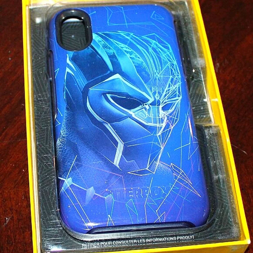 Black Panther iPhone X Case - OtterBox Symmetry - Marvel Avengers